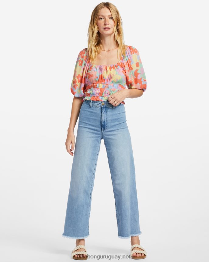 sigue soñando top corto mujer pastel de durazno DR68441861 Billabong
