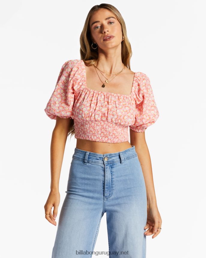 solo tú recortas la parte superior mujer flamenco DR68442050 Billabong