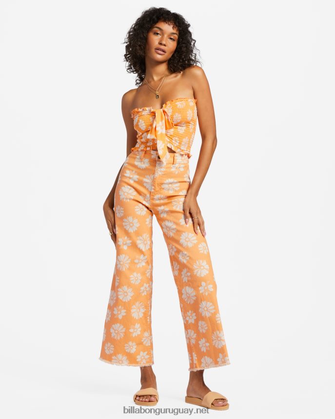 tan extra crop top mujer piel de naranja DR68441920 Billabong