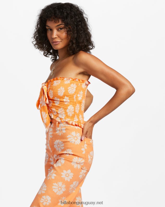 tan extra crop top mujer piel de naranja DR68441920 Billabong