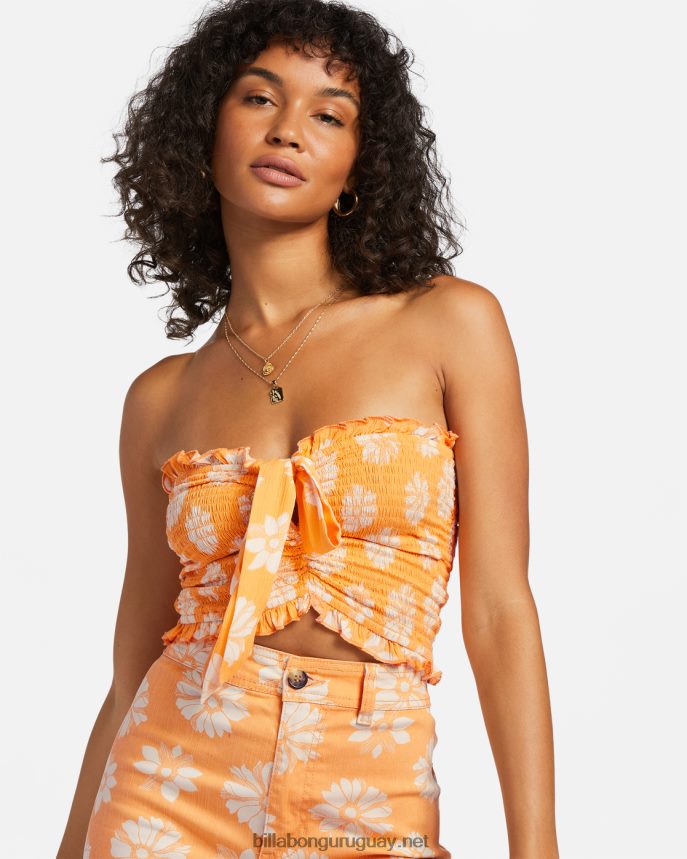 tan extra crop top mujer piel de naranja DR68441920 Billabong