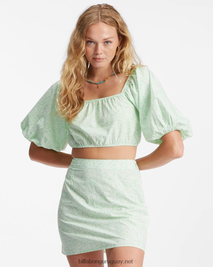 top corto de sol tropical mujer gotas de miel DR68442354 Billabong