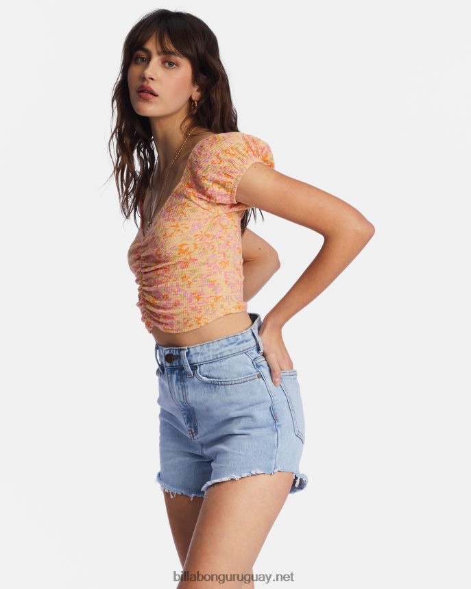 top corto muy dulce mujer ponche de durazno DR68442168 Billabong