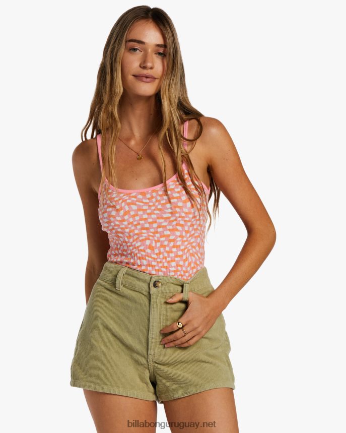 top de punto de canalé camisola de hermana pequeña mujer flamenco DR68442054 Billabong
