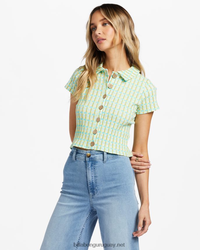 top de punto de canalé forever friend mujer ojos del océano DR68441884 Billabong