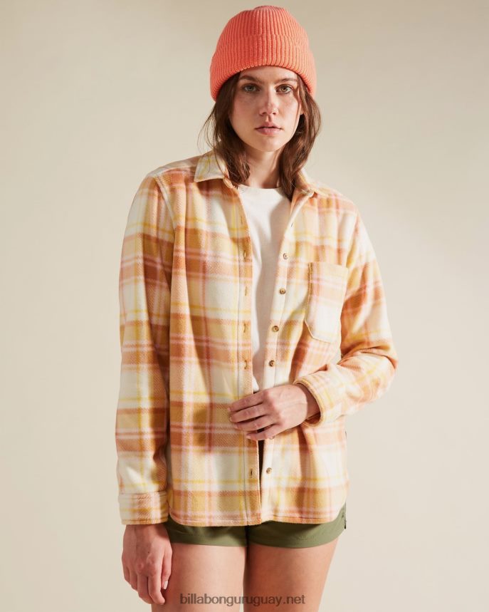 top franela forja a/div mujer caramelo DR68442377 Billabong