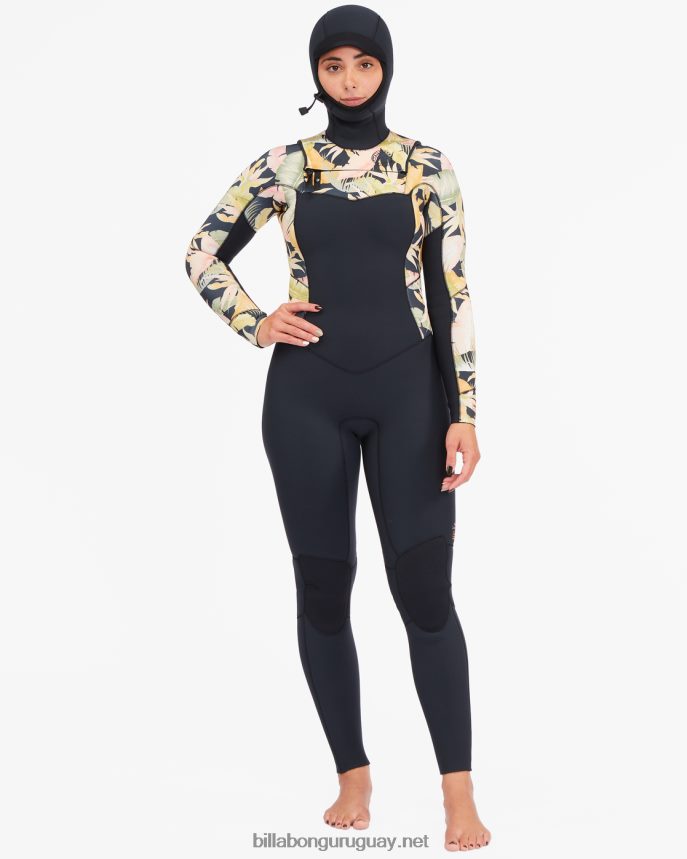 Traje de neopreno completo con capucha 4/3 salty dayz mujer noche de la selva DR68442593 Billabong