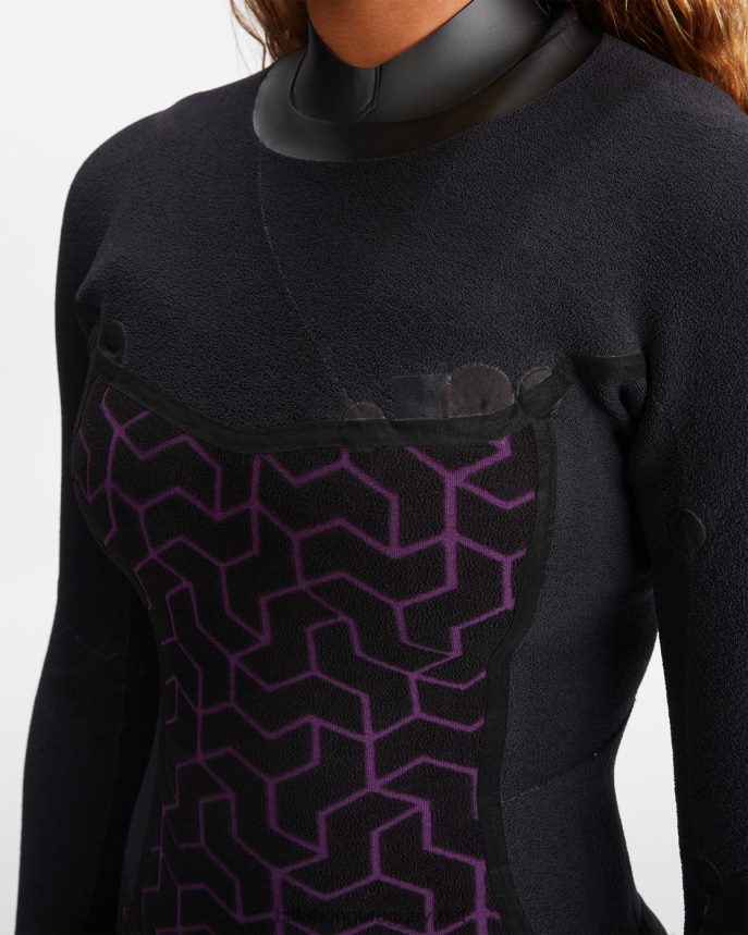 Traje de neopreno completo con cremallera en el pecho 3/2 salty dayz mujer lavado de olas DR68442594 Billabong