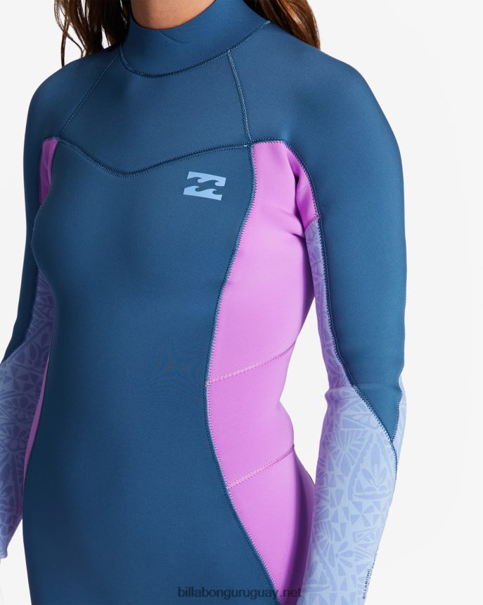 Traje de neopreno completo con cremallera trasera 3/2 Synergy mujer mar profundo DR68442582 Billabong