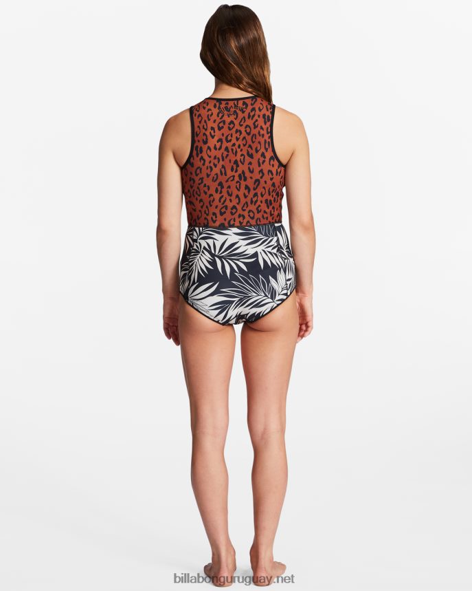 Traje de primavera 1/1 sol sistah shorty mujer manchado DR68441713 Billabong