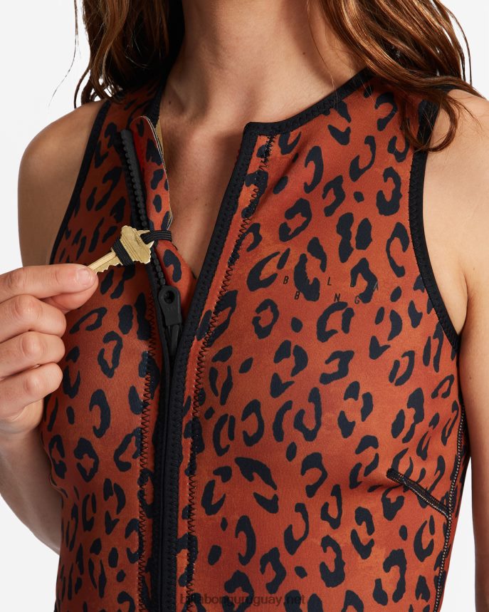 Traje de primavera 1/1 sol sistah shorty mujer manchado DR68441713 Billabong