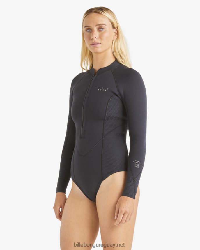 Traje de primavera de manga larga 2/2 salty dayz mujer negro DR68442574 Billabong