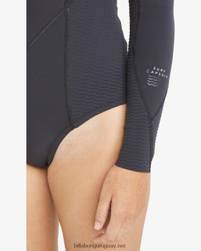 Traje de primavera de manga larga 2/2 salty dayz mujer negro DR68442574 Billabong