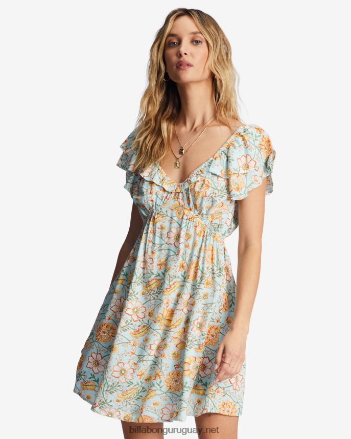 Encantame mini vestido mujer agua pura DR68441938 Billabong