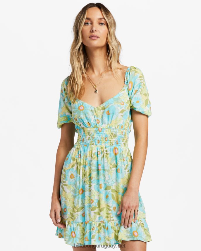 algo bonito mini vestido mujer ojos del océano DR68441806 Billabong
