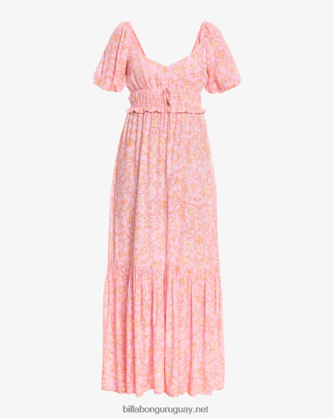 dulce en tu maxi vestido mujer senderos rosas DR68441813 Billabong