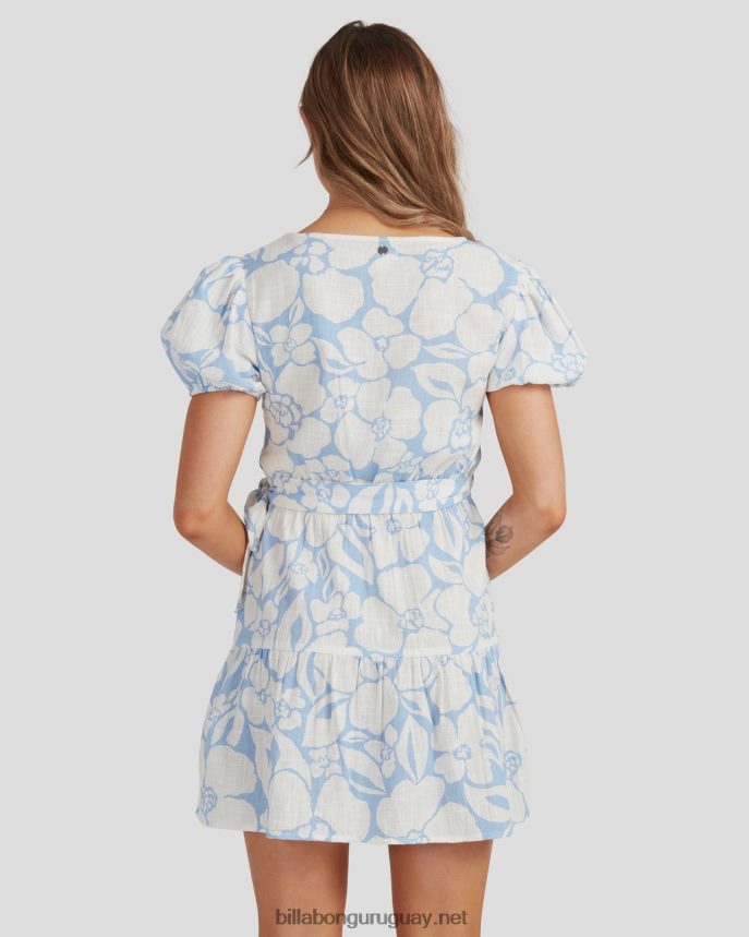 más allá del vestido cruzado azul mujer dulce azul DR68442290 Billabong