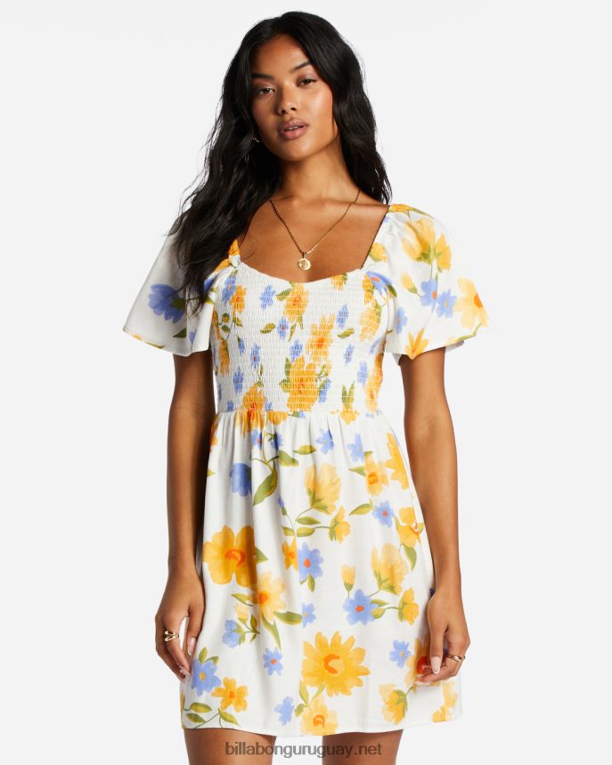 mini vestido de lado dulce mujer cristal de sal DR68442082 Billabong