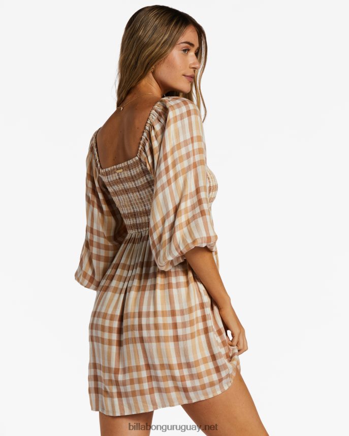 mini vestido de los días del paraíso mujer trufa DR68442091 Billabong