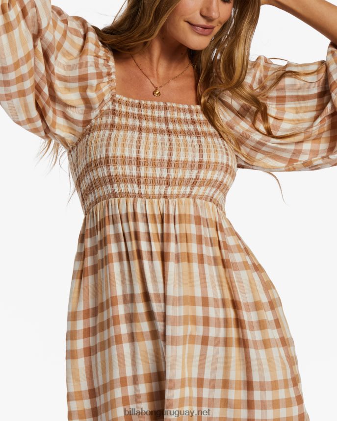 mini vestido de los días del paraíso mujer trufa DR68442091 Billabong