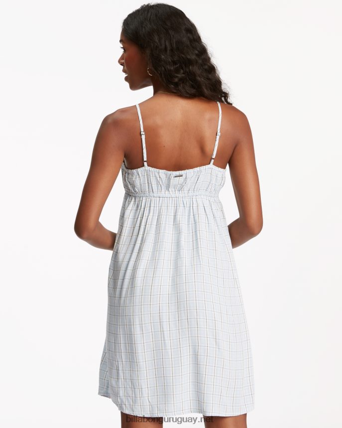 mini vestido lencero azul de Feelin mujer gota de lluvia DR68442315 Billabong