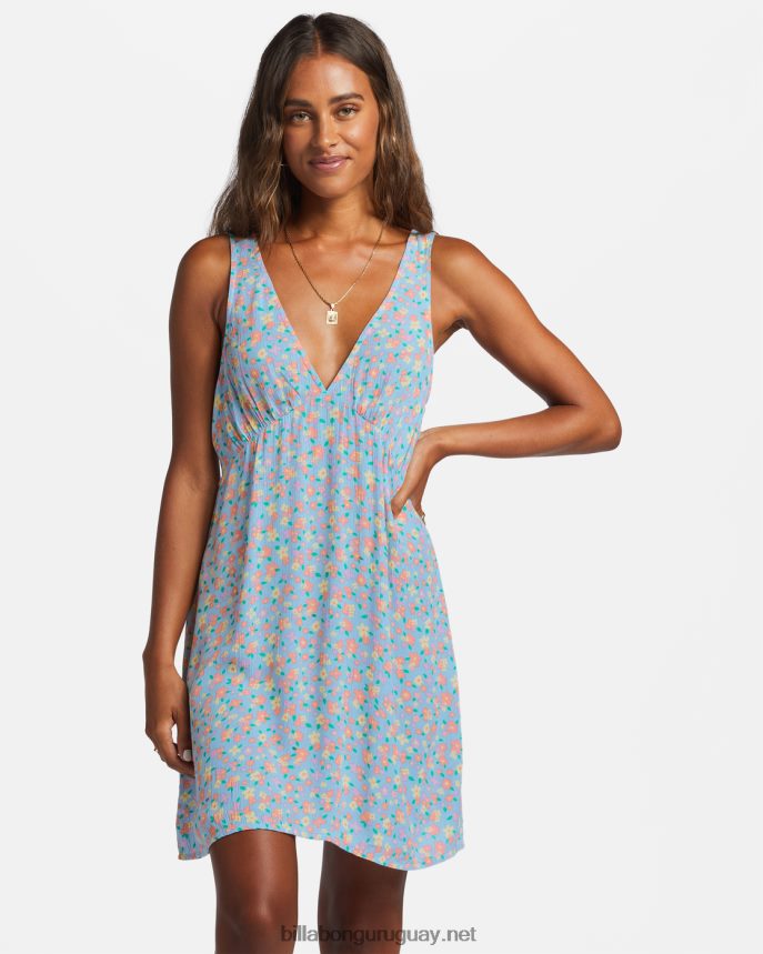 siente el mini vestido de amor mujer cielo de verano DR68441773 Billabong