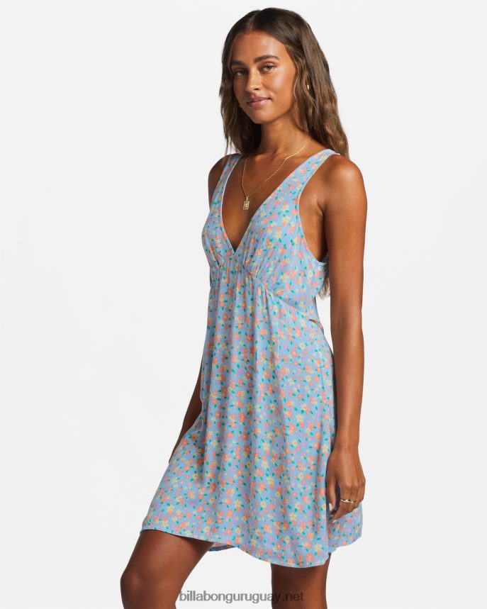 siente el mini vestido de amor mujer cielo de verano DR68441773 Billabong
