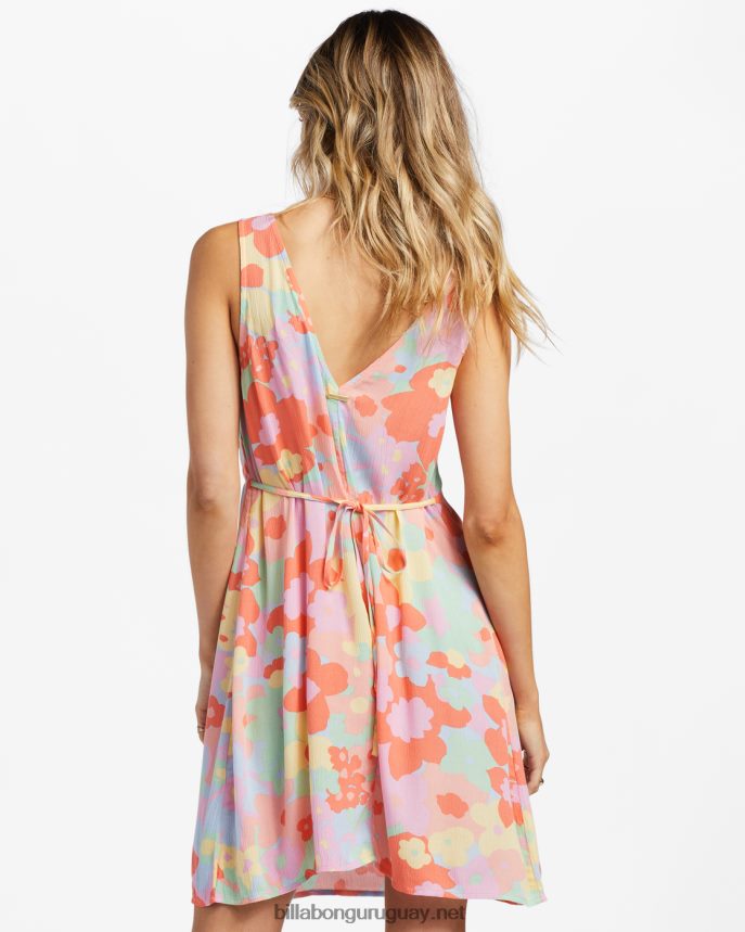 siente el mini vestido de amor mujer pastel de durazno DR68441853 Billabong
