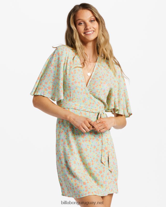todo para ti mini vestido mujer menta verde DR68441881 Billabong