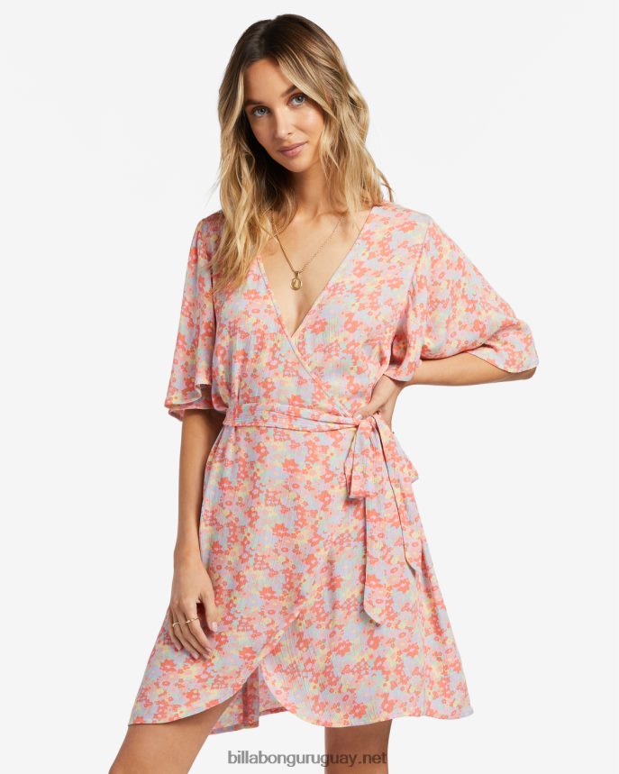 todo para ti mini vestido mujer suave y melocotón DR68441814 Billabong