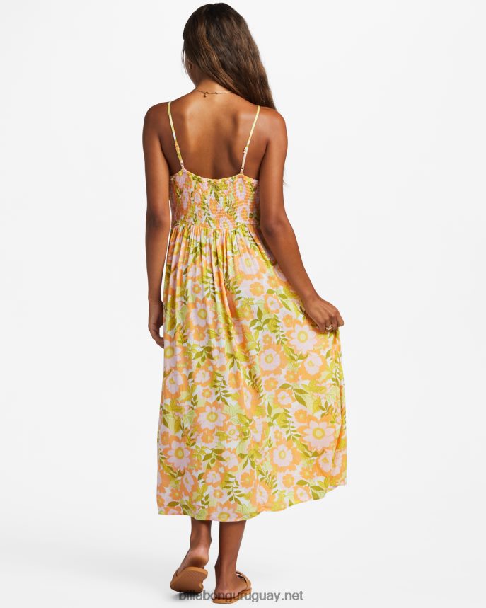 tu nena vestido midi mujer piel de naranja DR68441801 Billabong