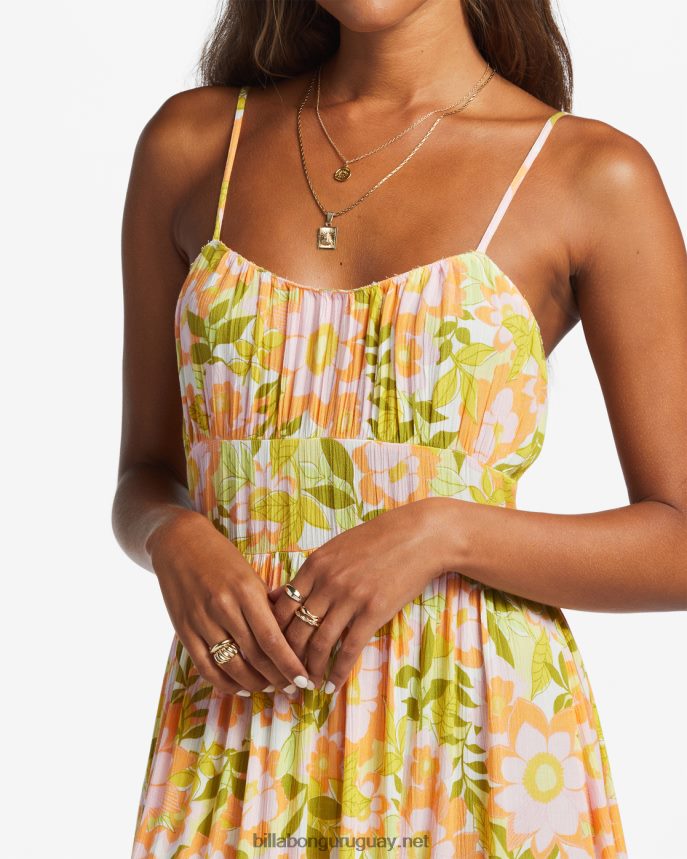 tu nena vestido midi mujer piel de naranja DR68441801 Billabong
