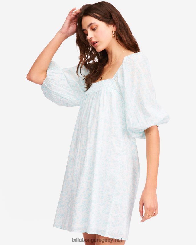 vestido babydoll con motivos florales mujer gota de lluvia DR68442313 Billabong
