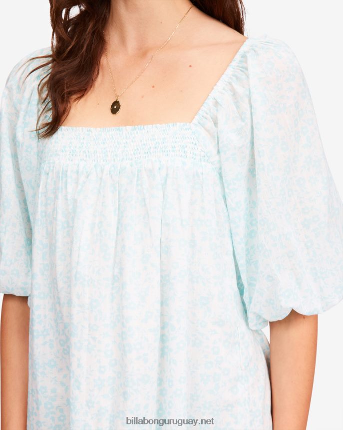 vestido babydoll con motivos florales mujer gota de lluvia DR68442313 Billabong
