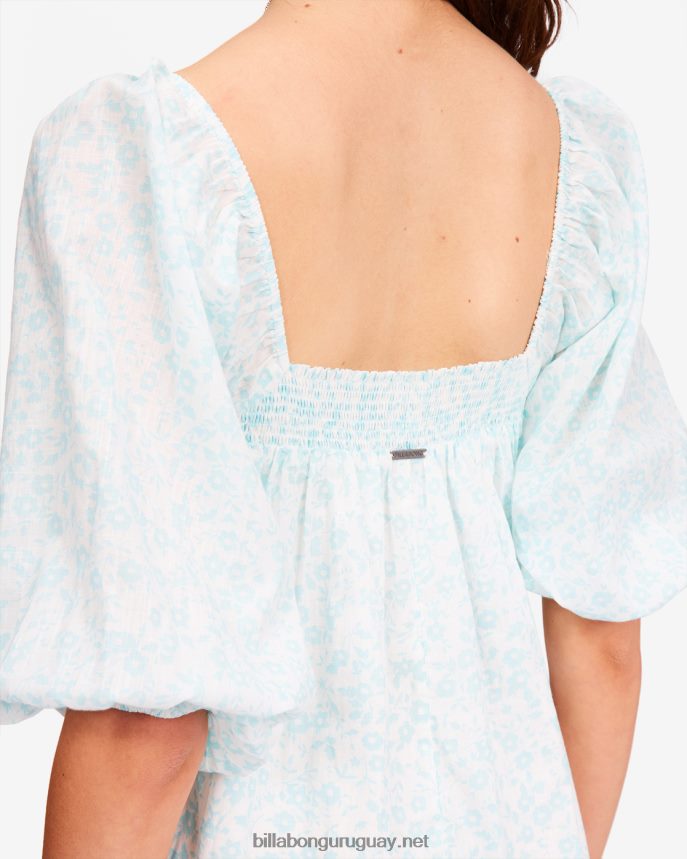 vestido babydoll con motivos florales mujer gota de lluvia DR68442313 Billabong
