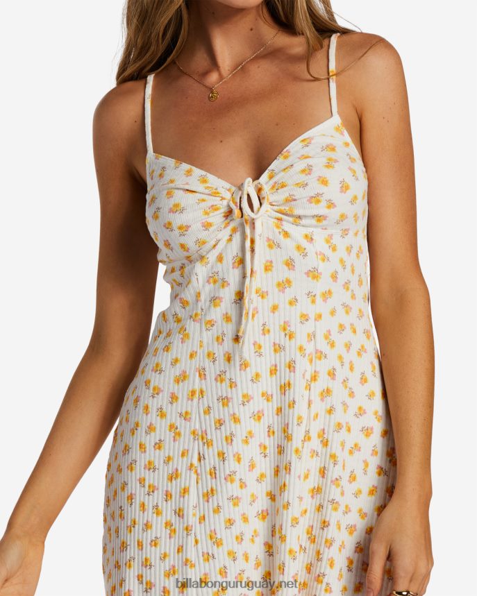 vestido de canalé soleado jardín mujer cristal de sal DR68442041 Billabong