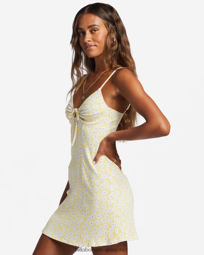 vestido de canalé soleado jardín mujer rayo de sol DR68442830 Billabong