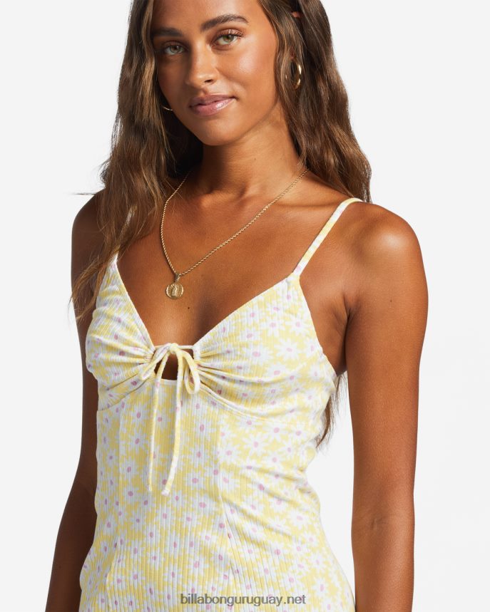 vestido de canalé soleado jardín mujer rayo de sol DR68442830 Billabong