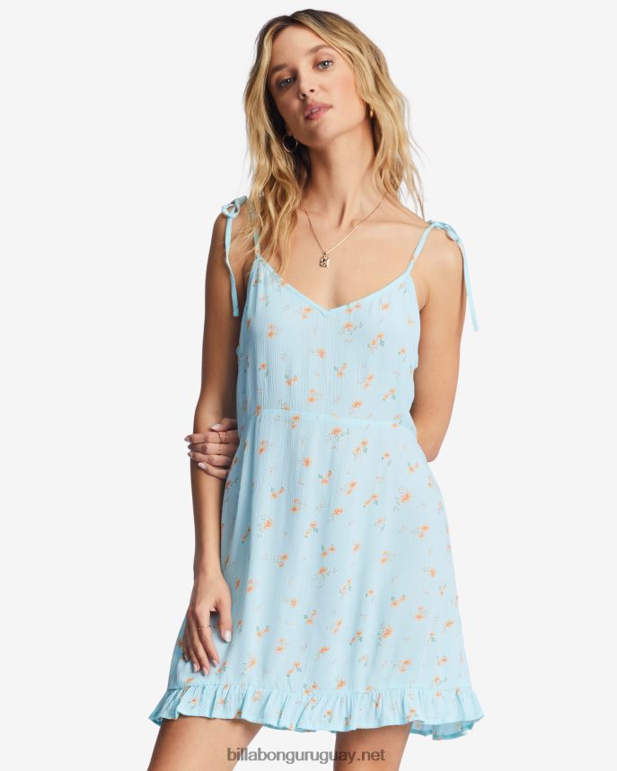 vestido de tiras rompecorazones mujer agua pura DR68442112 Billabong