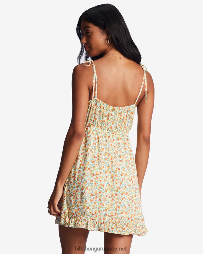 vestido de tiras rompecorazones mujer cristal de sal DR68441956 Billabong