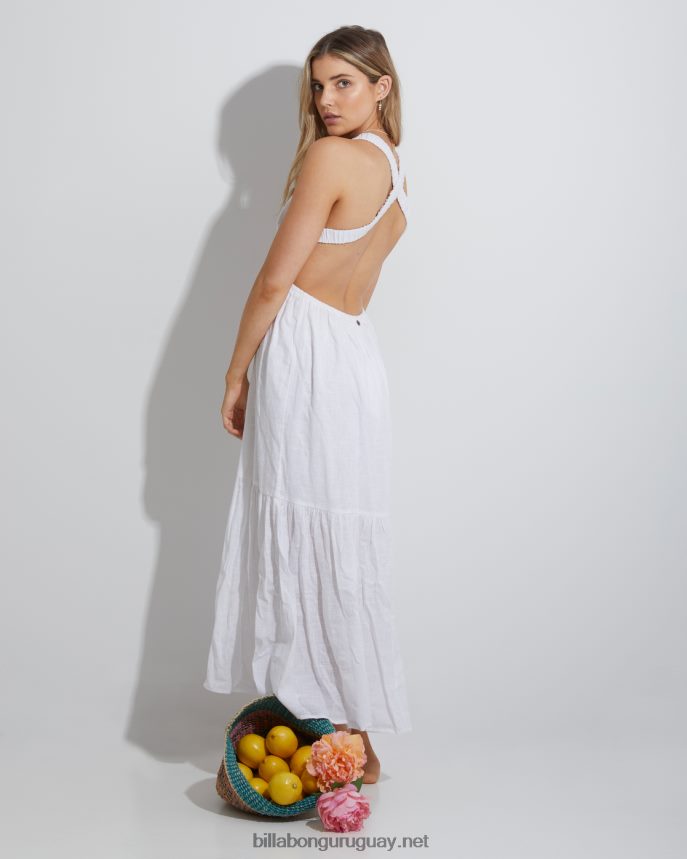 vestido largo de la cosa de la orilla mujer blanco DR68441740 Billabong