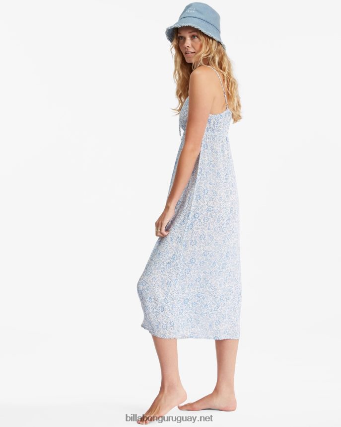 vestido lencero midi de ensueño de verano mujer cristal de sal DR68442281 Billabong