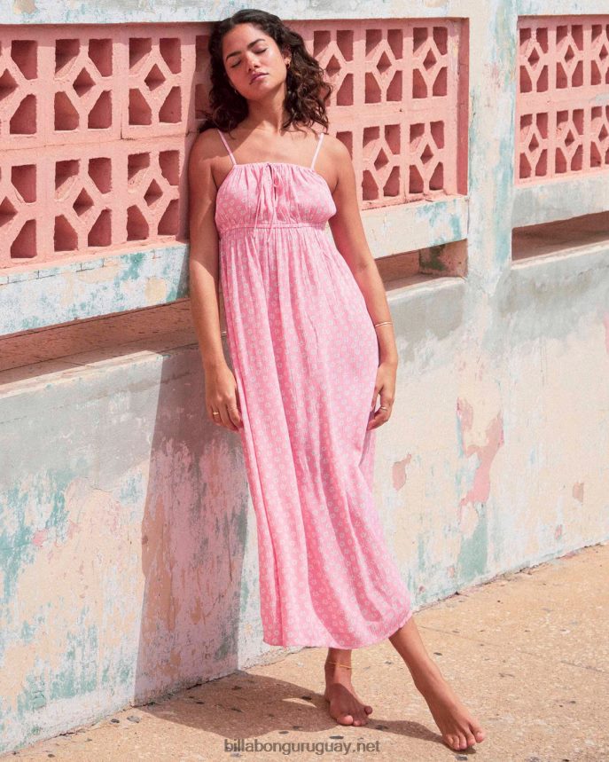 vestido lencero midi de ensueño de verano mujer sorbete DR68442345 Billabong