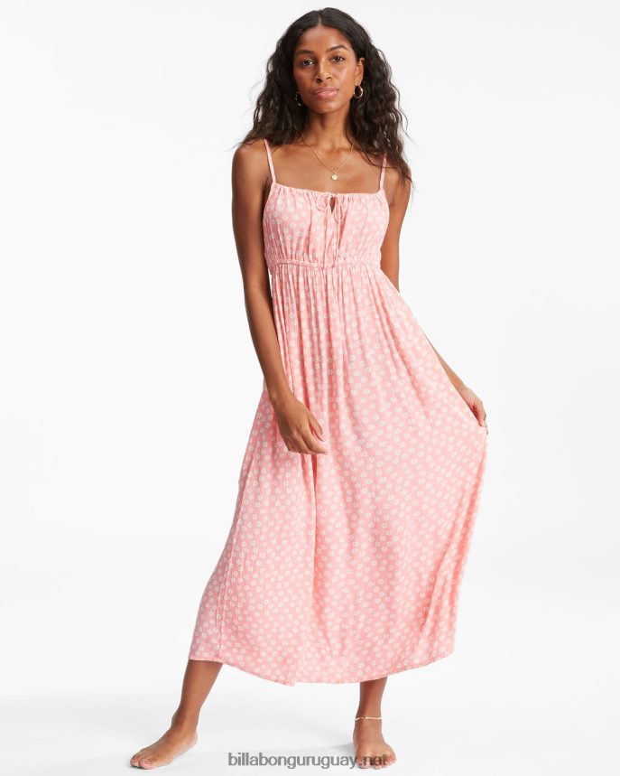 vestido lencero midi de ensueño de verano mujer sorbete DR68442345 Billabong