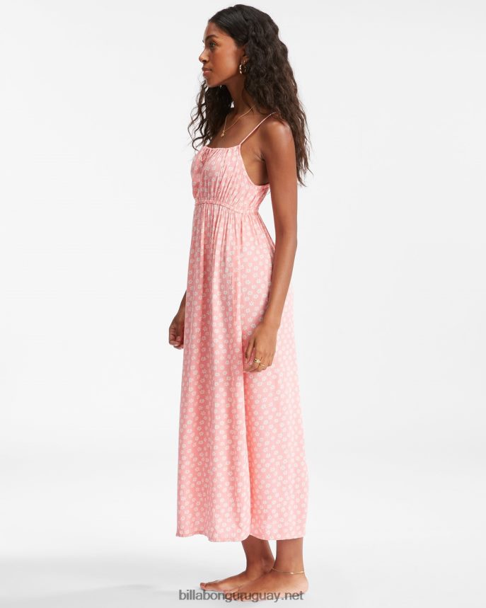 vestido lencero midi de ensueño de verano mujer sorbete DR68442345 Billabong