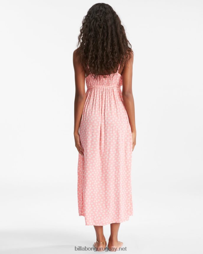 vestido lencero midi de ensueño de verano mujer sorbete DR68442345 Billabong