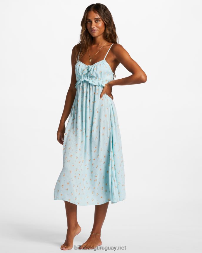 vestido midi con corazón rebelde mujer agua pura DR68442172 Billabong