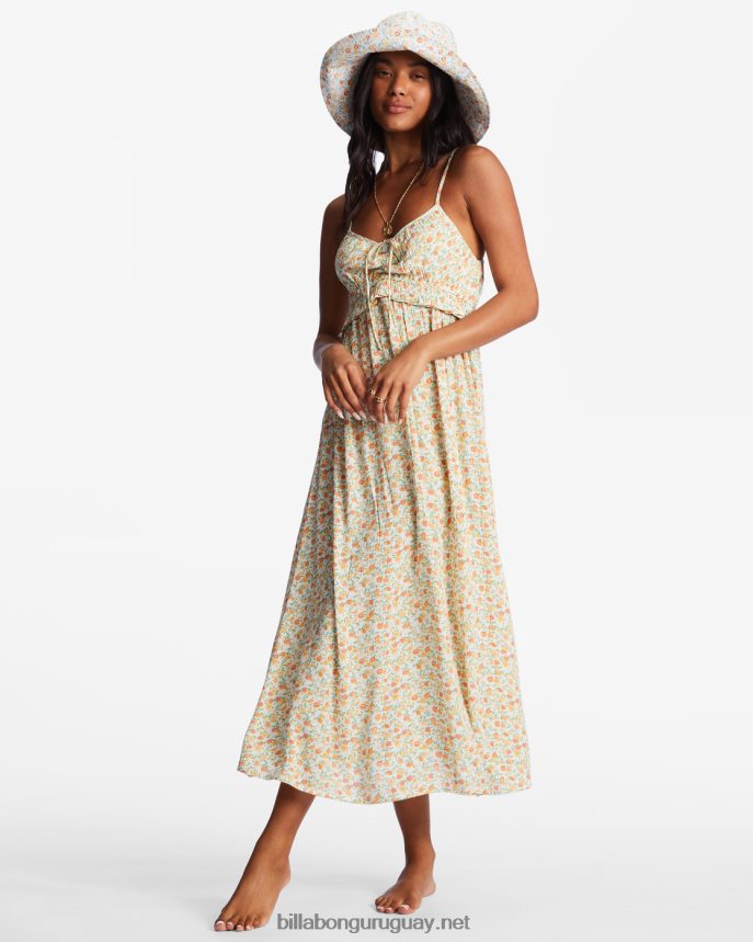 vestido midi con corazón rebelde mujer cristal de sal DR68441982 Billabong