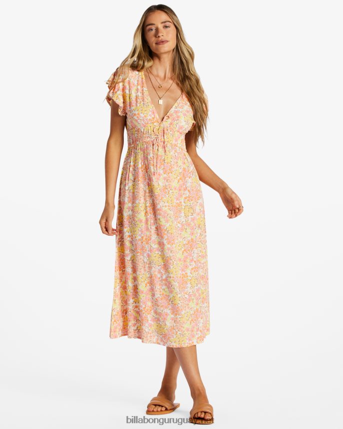 vestido midi con motivo de picnic mujer Paloma DR68442039 Billabong