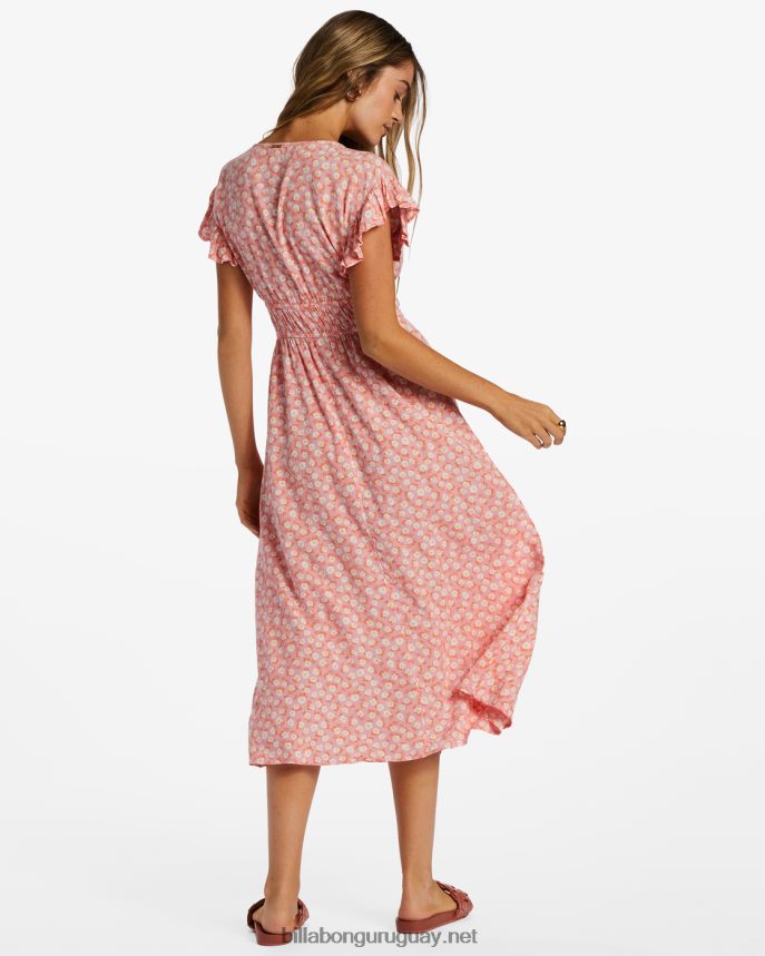 vestido midi con motivo de picnic mujer flamenco DR68442045 Billabong